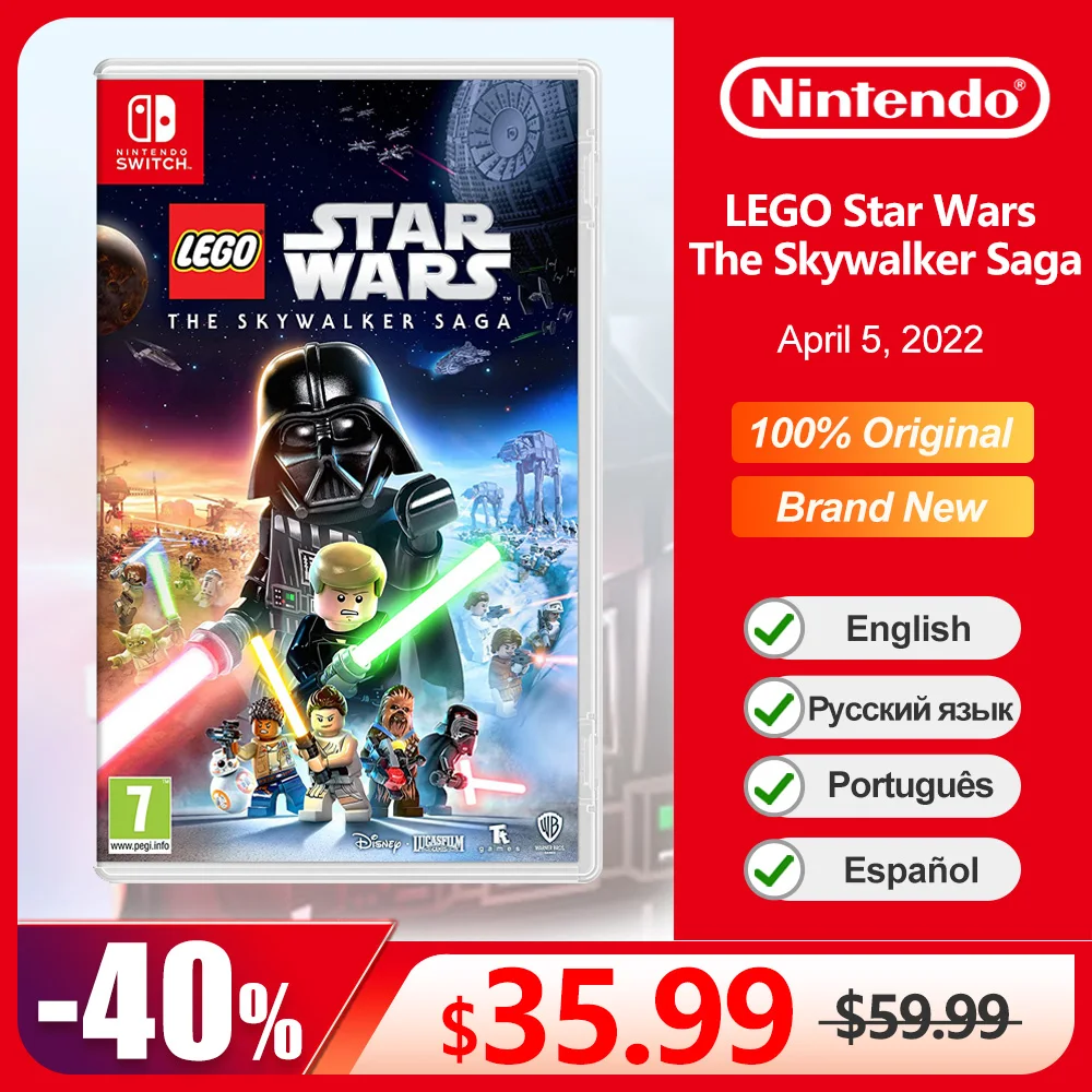 Lego Wars The Skywalker Nintendo Switch Game Genre Action Platformer Support Tv Tabletop Handheld - Game Deals - AliExpress