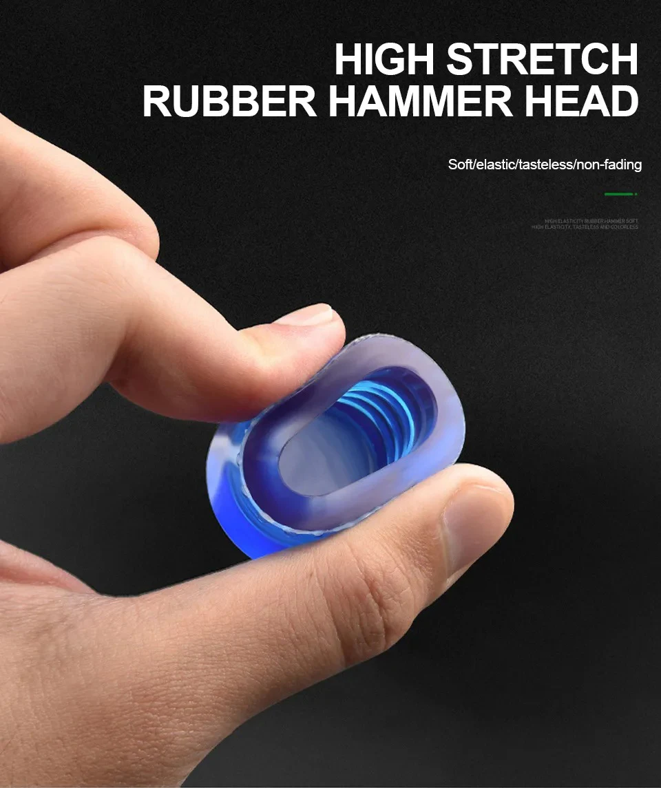 Description Picture 5 of itemDouble Headed Rubber Hammer Detachable Round Head Non-slip Handle Hand DIY Tool Installation Hammer For Woodworking Repair Tool