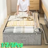 1/3/5PCS Clothes Quilt Storage Bag Underbed Organizer Large Capacity Quilt Storage Box Foldable Storage Bag Dust Tote 1