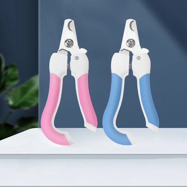 Pet Nail Clippers Pet Dog Cat Grooming Nail Scissors Stainless Steel Straight Handle Clippers Pet Supplies 5