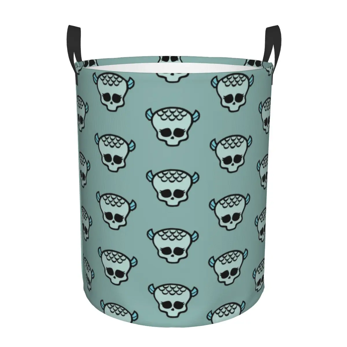 Monster High Lagoona Cesto Portabiancheria Con Logo Blu Cesto Portabiancheria Pieghevole Per Bambini Cestino Portaoggetti Per Giocattoli Per Bambini