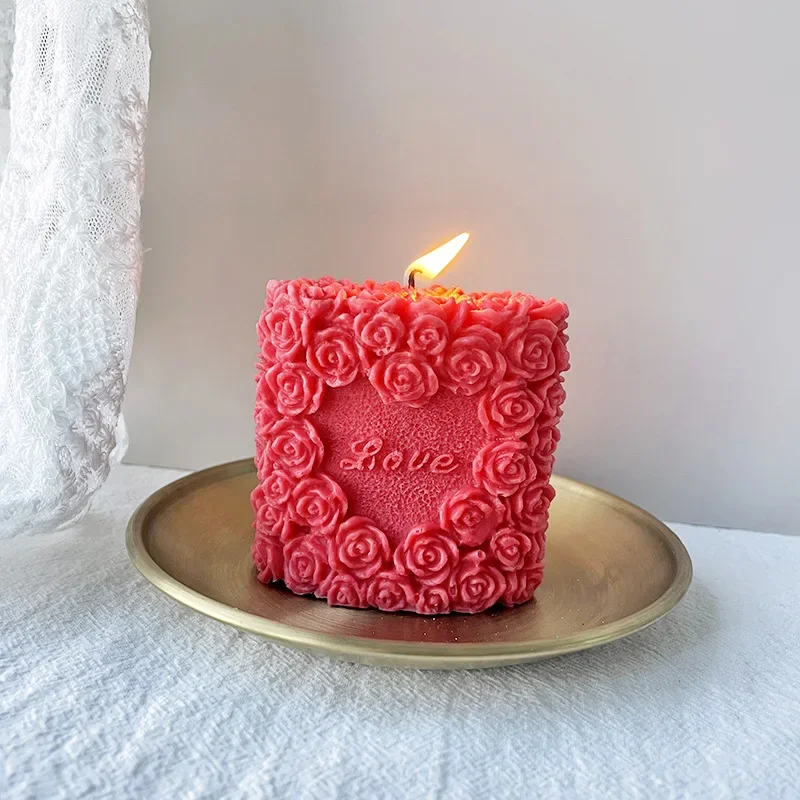 3D Love Rose Flower Low Temperature Candles BDSM Low Heat Massage Sex Candles Passionate Wax for Adult Erotic SM Dols Penis Toys