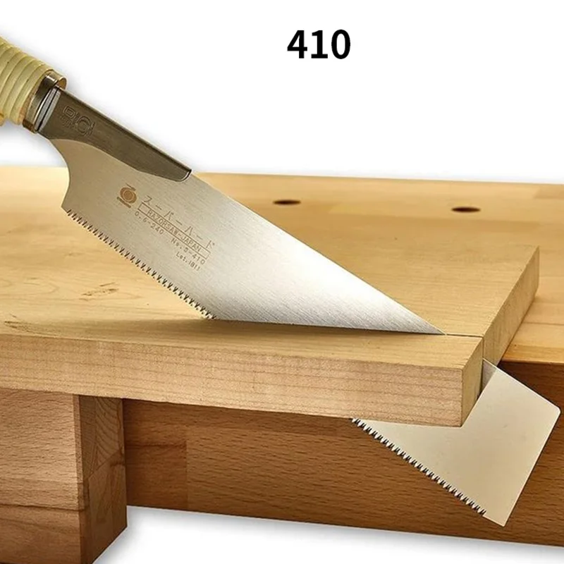 No. 410 Super hard single blade saw Woodworking mortise tool Japanese saw Fine Woodworking Made in Japan