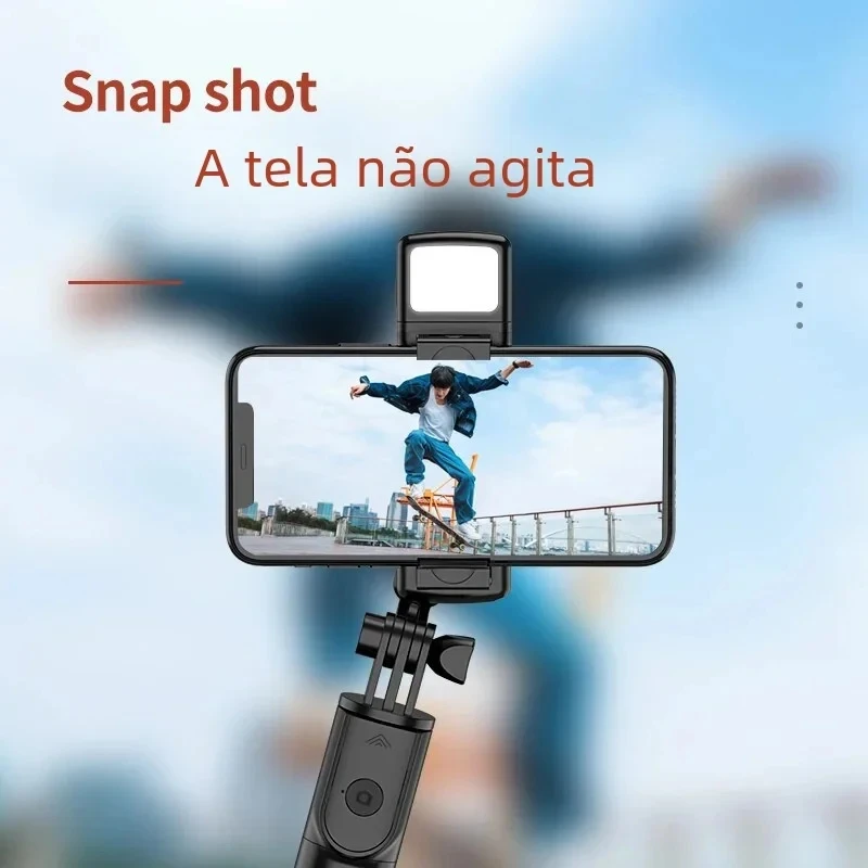 Bluetooth Selfie Stick Tripod Desktop Stand Phone Holder Wireless Remote Shutter for iPhone Android Option with Fill Light