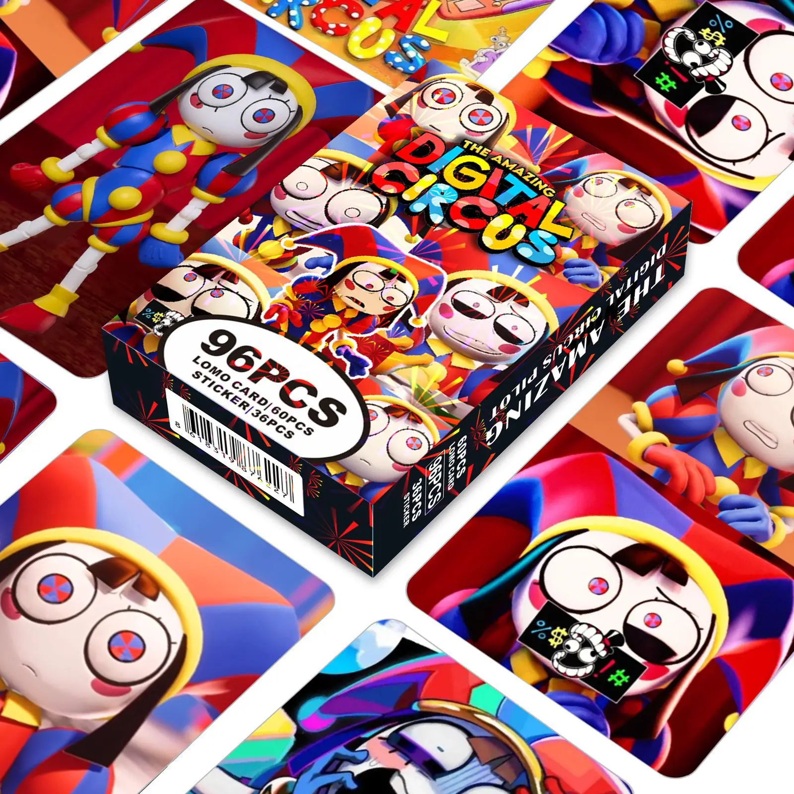 The Amazing Digital Circus Anime Collectible Mini Cards - 96-Piece Double-Sided Lomo Card Set, Perfect