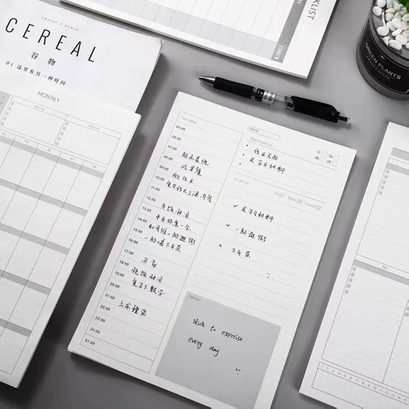 

Executive Management Notebook Compact & Durable Business Planner with Tear Page for Planning and Reminders