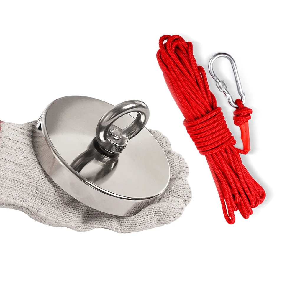 Fishing Magnets Neodymium Magnets Super Strong Neodymium Fishing Magnet Hook N52 with Countersunk Hole Eyebolt 20-60mm