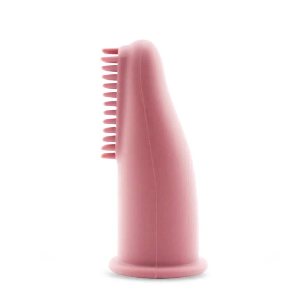 Baby Oral Care Finger Toothbrush Soft Silicone Teething Toy Gum Cleaning Brush Infant Dental Health Supplies Newborn And Toddler - 2