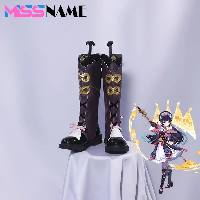 

Ботинки для косплея GenshinImpact Yun Jin, комикс, аниме, Хэллоуин, искусственная игра, обувь для косплея, реквизит