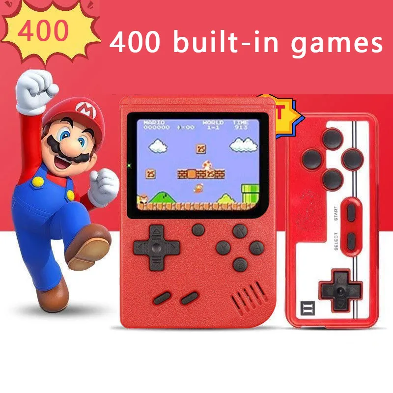 Classic Retro Mini 8-Bit Handheld Video Game Console with AV Output