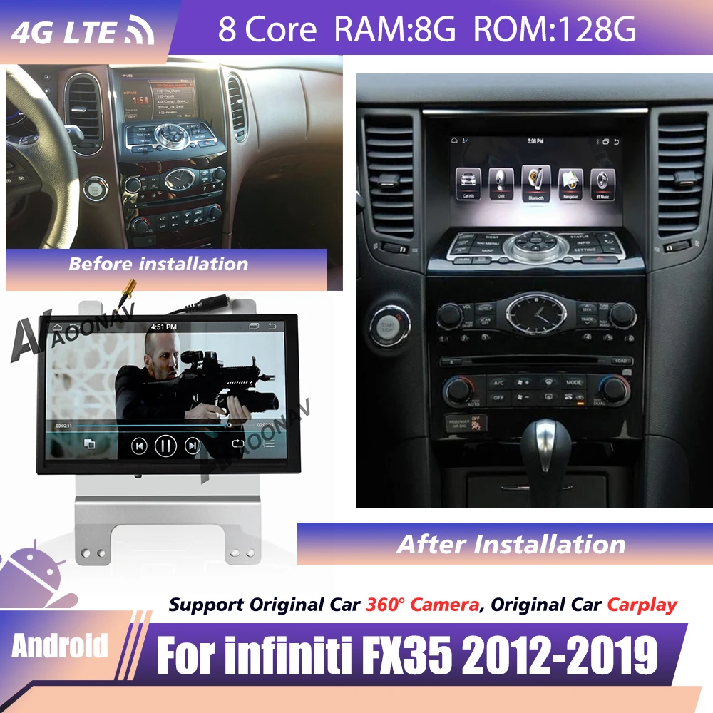 

Multimedia wireless FOR INFINITI FX35 2012 2013 2014 2015 2016 2017 2018 2019 GPS Navigation Auto Stereo Car radio