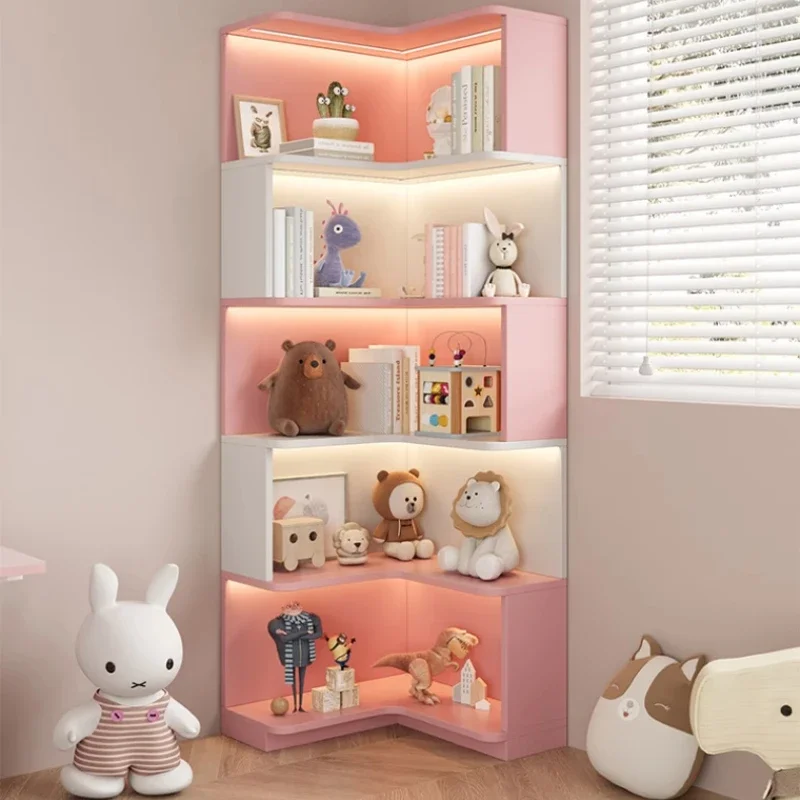 Children's Organizer Bookcase Kids Library Shelf Shelving Toys Shelves Bookshelf Storage Cabinets Scaffale Living Room Furniture