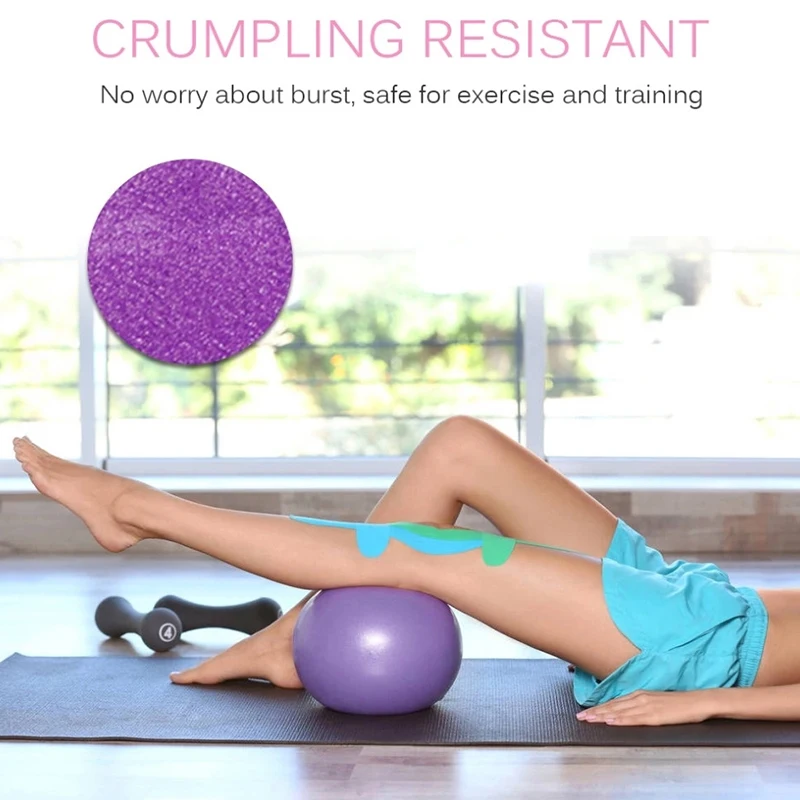 New 25cm Yoga Ball Exercise Gymnastic Fitness Pilates Ball Balance Exercise Gym Fitness Yoga Core Indoor Training