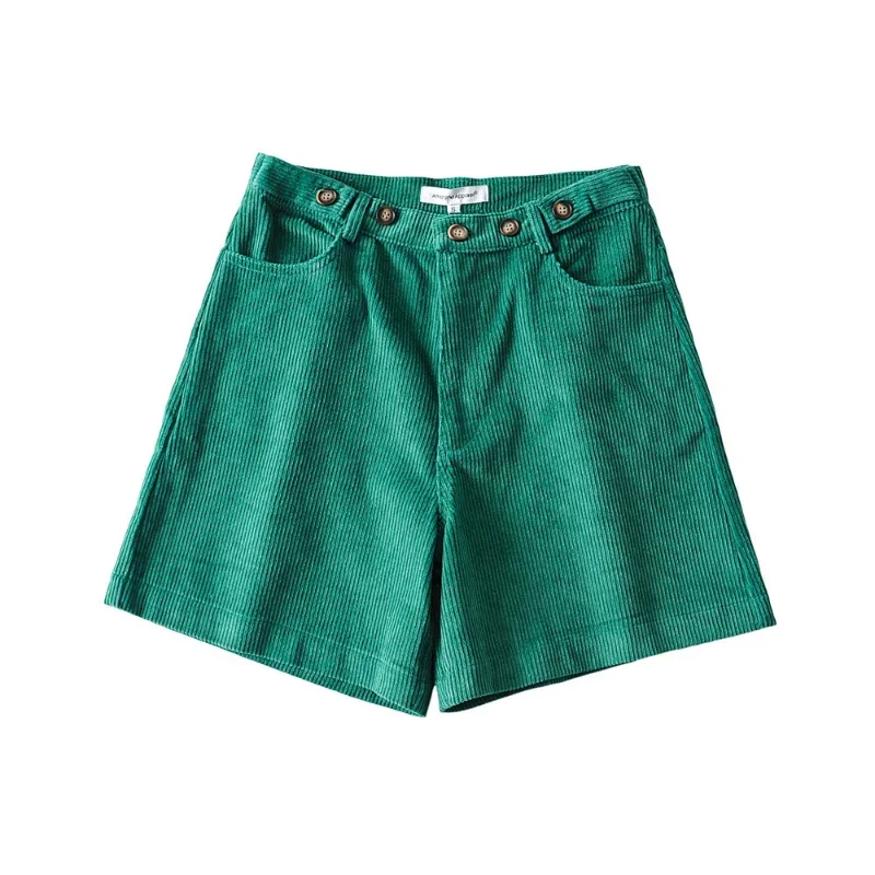 Retro Stylish Straight Shorts Women Harajuku Fall Summer Basic Teens Streetwear Clothing All-match Popular Daily Female Trouser