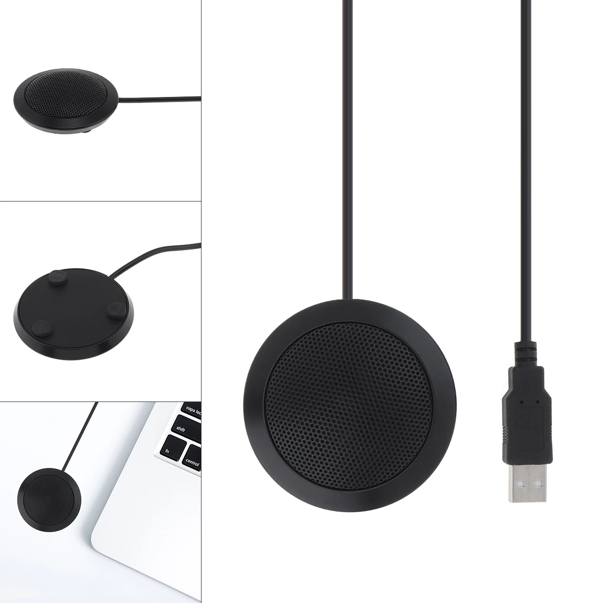 

Mini Desktop Metal Condenser USB Microphone Fit for PC Computer for Meeting Game Voice Chat Video Teaching Lecture Tour guide