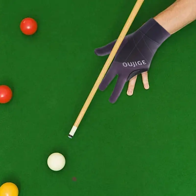 Gant de billard à trois doigts en Silicone antidér... - Grandado