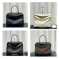 Sacs à main en cuir véritable pour femmes, nouvelle marque de luxe, sacs à bandoulière en cuir de vache de qualité supérieure, sacs à main décontractés carrés de Bowling, 2026 5