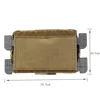 VULPO Tactical FCPC Vest MOLLE Adapt Admin Panel Pouch Chest Expansion Sub Bag Utility Map Pouch For Hunting Airsoft Vest 5
