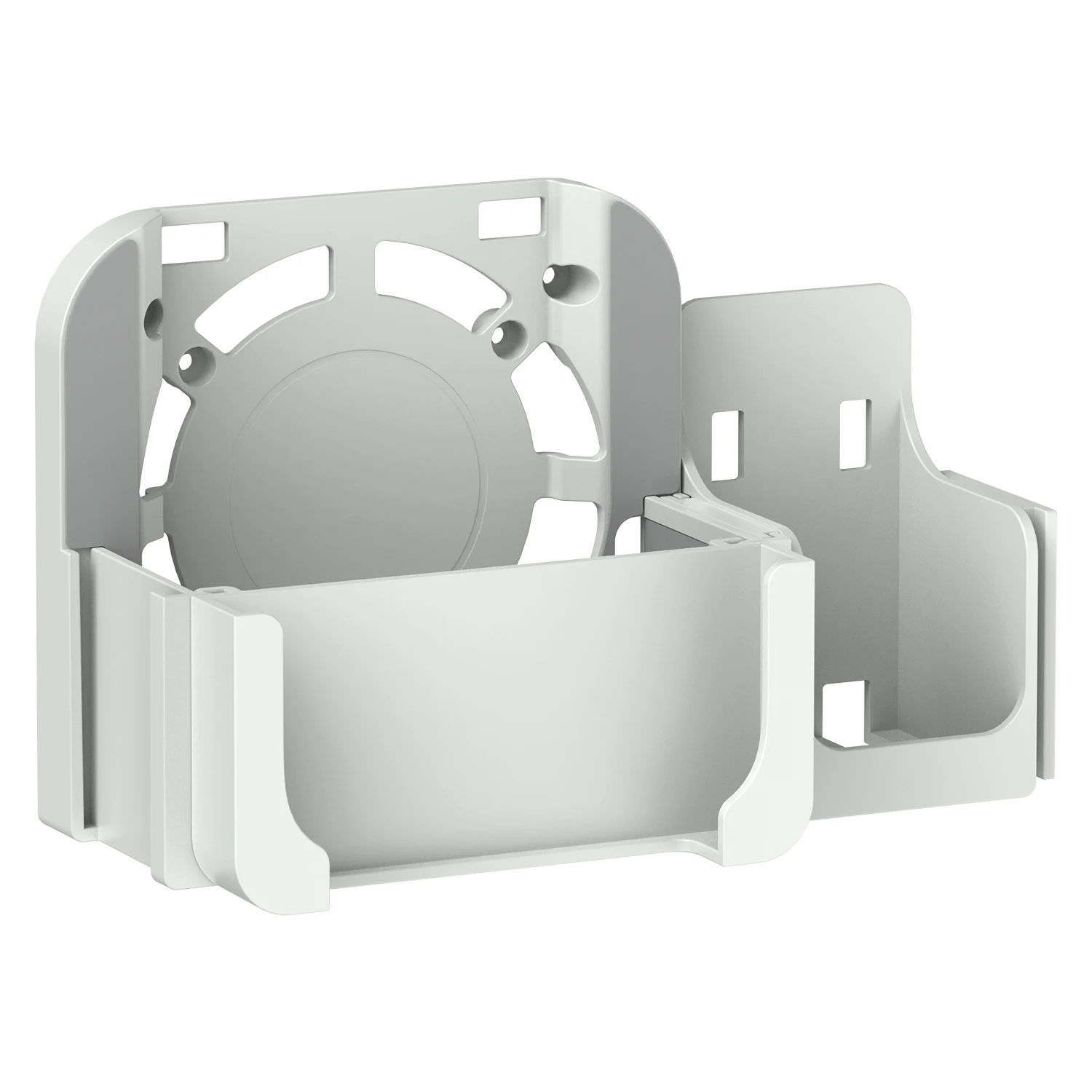 Mac Mini M4 데스크탑 컴퓨터 용 플라스틱 마운트 홀더 Mac Mini M4 Pro PC Accessorie 용 모니터 뒤의 다기능 브래킷
