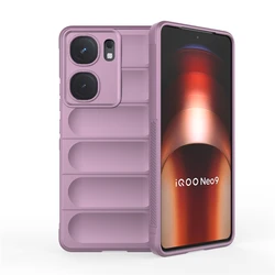 Enhanced Shockproof Silicone Case - Durable Protection & Sleek Design for iQOO Neo 9 (Purple)