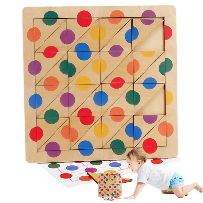 

Puzzle Pair Memory Color Matching Toys Educational Color Recognition Sorter Puzzle Skills Study Toys Preschool Learning