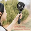 New 5200 mah multi-functional stroller Mini fan Portable USB charging small fan Mobile phone seat outdoor handheld Octopus fan 6