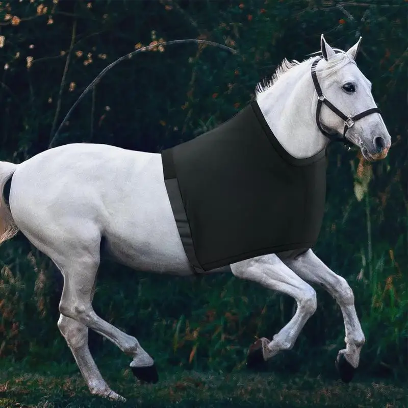 Horse Neck Cover Horse Shoulder Pads Breathable Horse Vests Shoulder Guard Horse Chest Saver Protector For Neck Wounds Heal 6