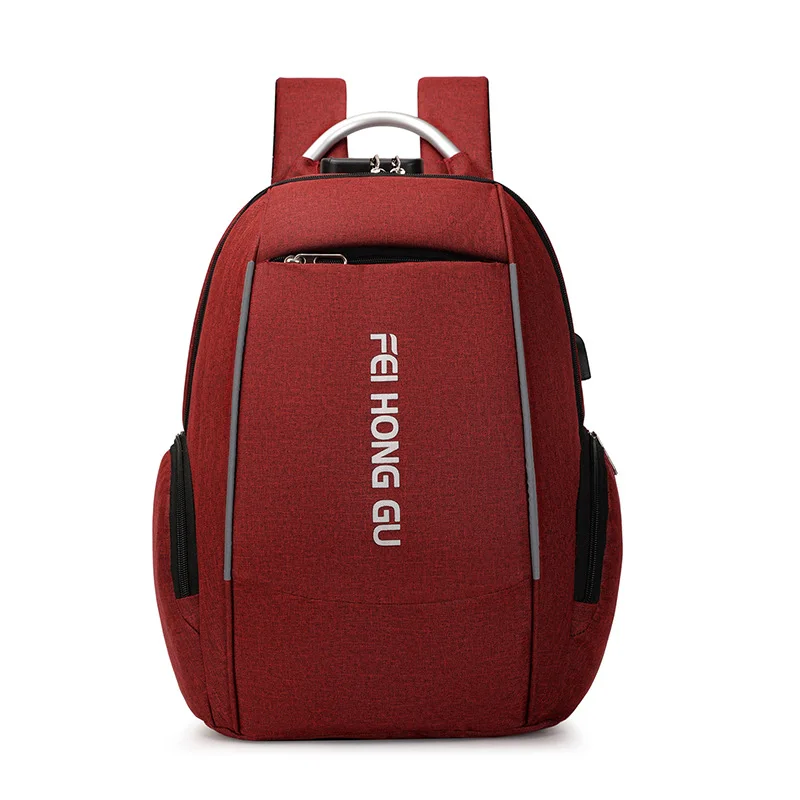 Men's Backpack Oxford Waterproof Backpack Business Computer Bag Leisure Travel High School Student
