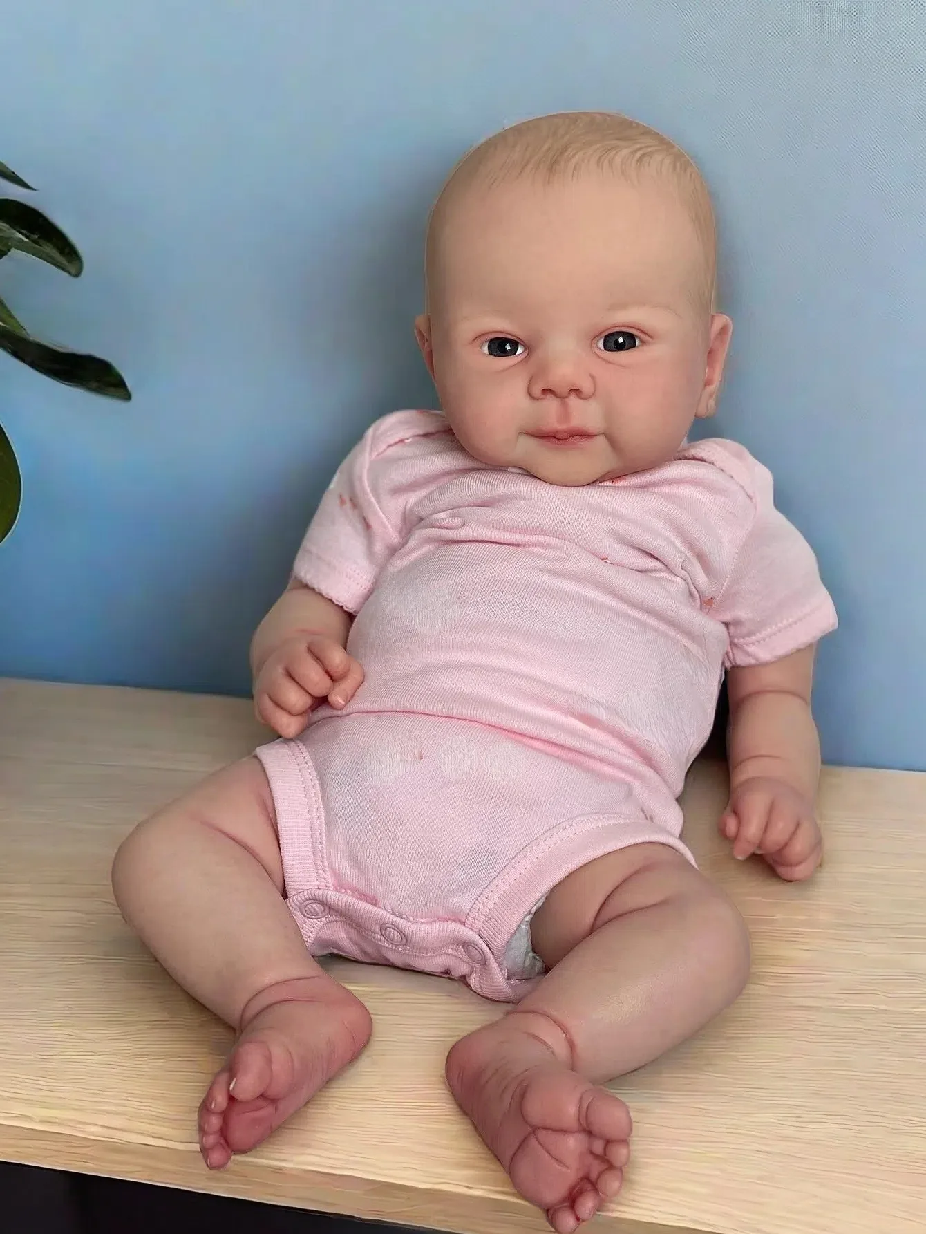 Juliette 실물 같은 베베 다시 태어난 인형, 3D 페인트 피부   인형, 어린이 생일 선물, 18 인치