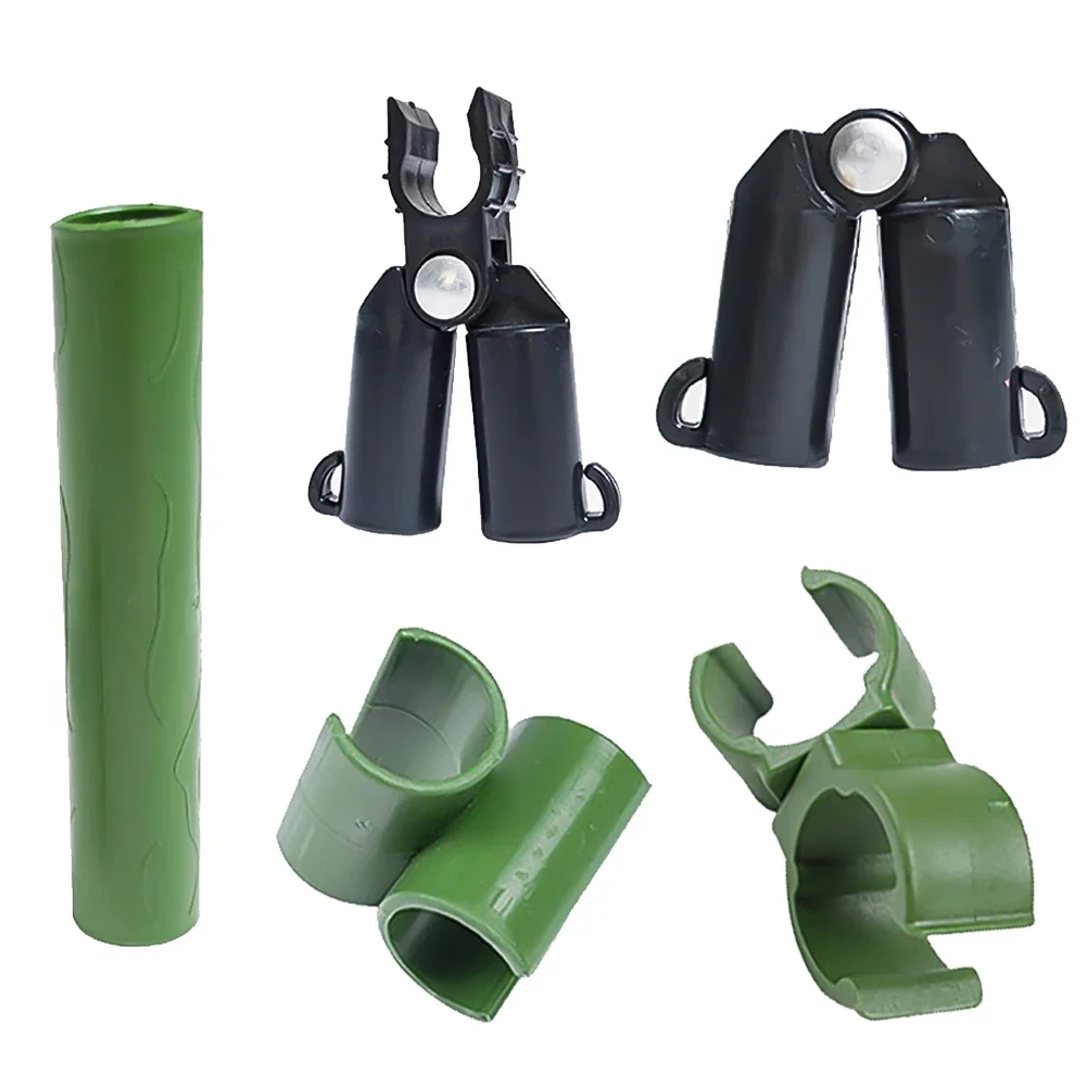 10 PCS Plastic Plant Trellis Connector Clip Garden Vegetable Frame Rod Support Fixed Connector Pillars Stake Clips Supplies