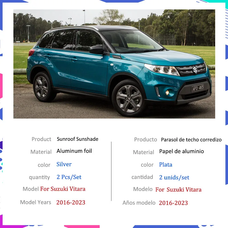 Per Suzuki Vitara LY 2023-2016 2017 2018 2019 Escudo auto tetto
