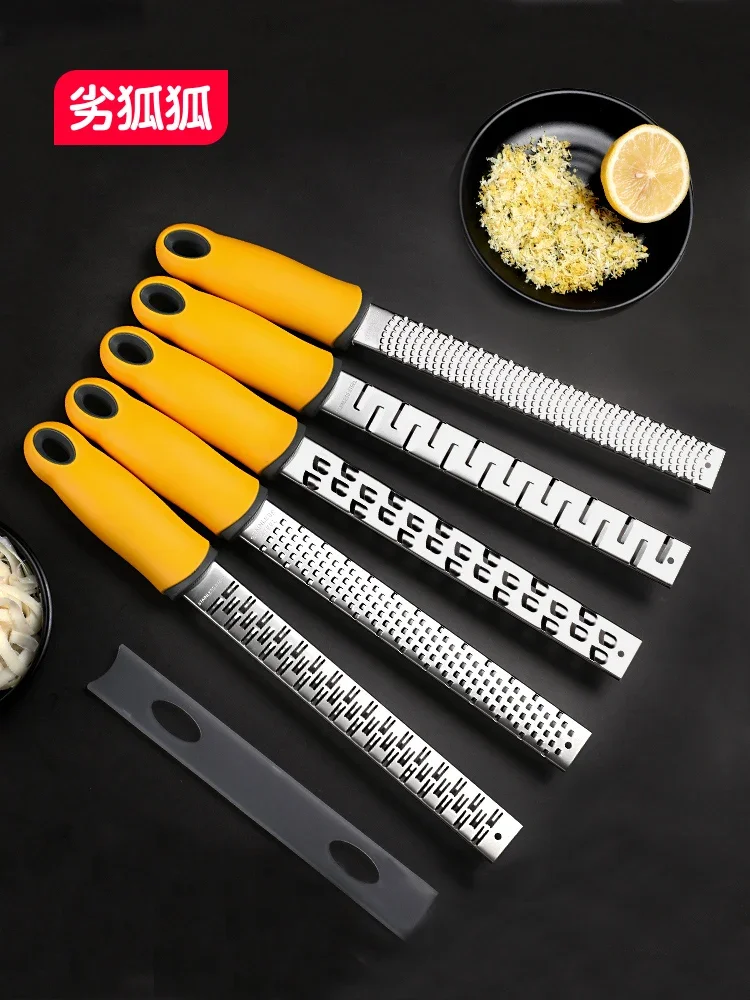 Stainless steel grater lemon scraper wiping knife cheese cheese