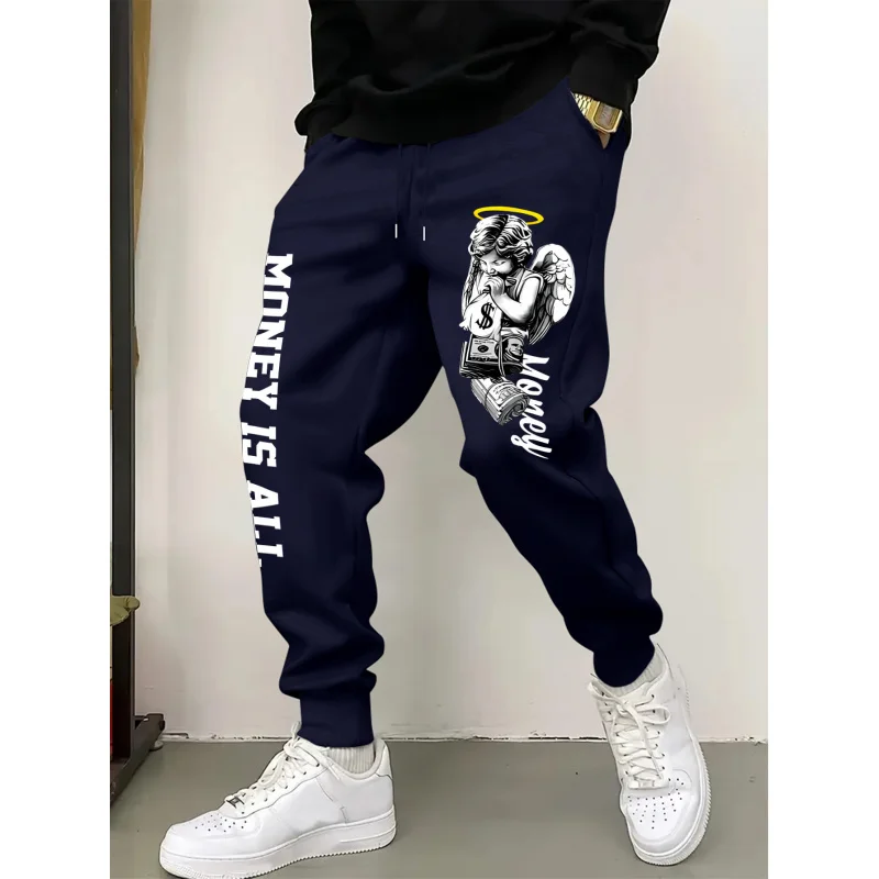 Fashionable And Distinctive Men'S Casual Pants For Everyday Wear，Casual Drawstring Waist Pants，Men'S Versatile Clothing - 5