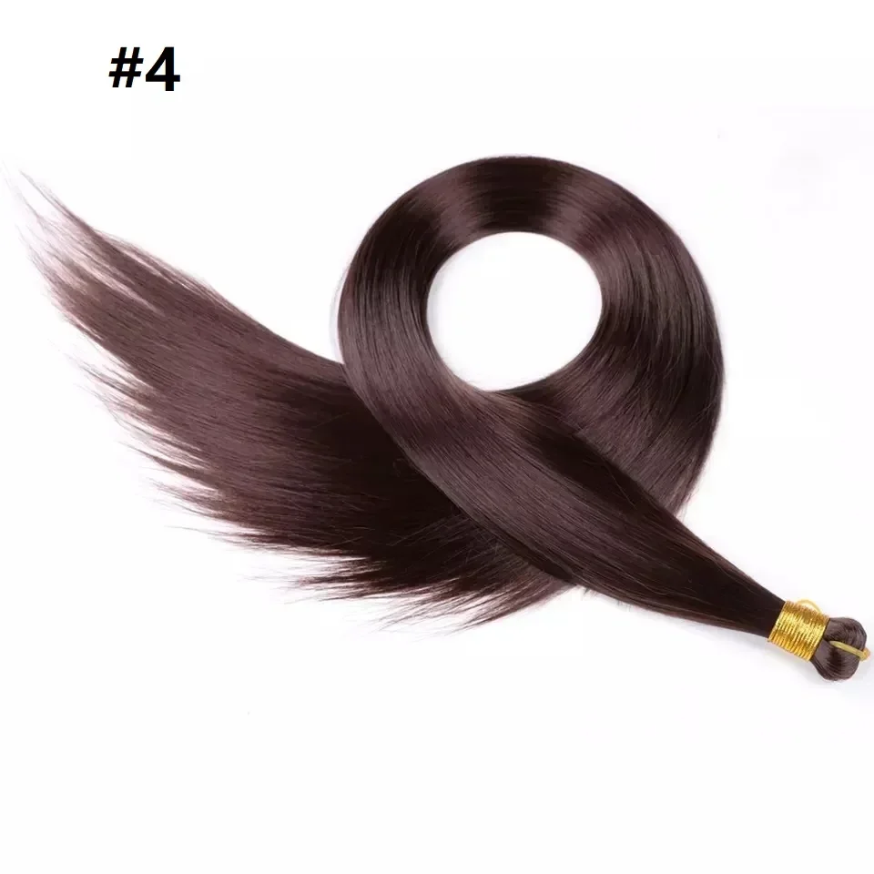 22&rdquo; Synthetic Bone Straight Braiding Hair Bulk Crochet Braids Hair Pre Stretched Braiding For Box Braids Extensions