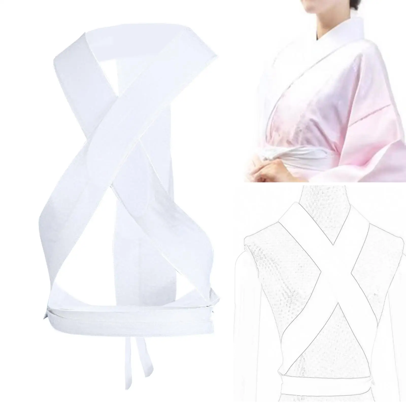 Japanese Kimono Collar Kimono Obi Belt Durable for Wedding Banquet Ceremony 2