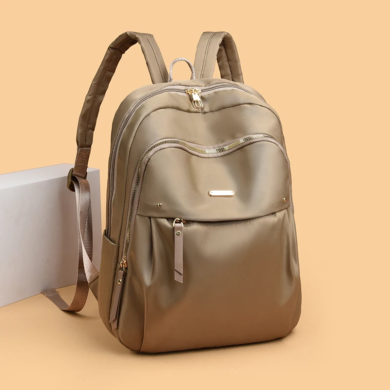 Ladies' fashionable backpack, suitable for daily commuting, casual fashion, adjustable shoulder straps, black, travel backpack