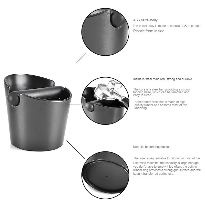 

Small Coffee Grounds Knock Box, Powder Residue Container, The Ultimate Solution for Mess-Free Coffee Brewing, Home Use