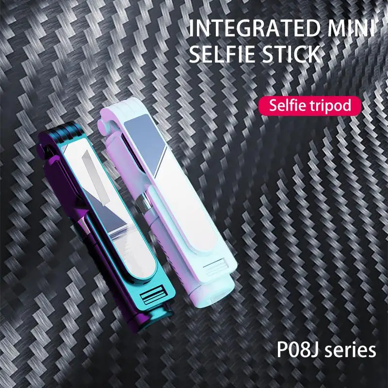 

Ultimate Mobile Photography Solution Mini Selfie Stick with Bluetooth Tripod and Integrated Live Streaming Bracket for Universal