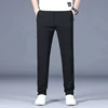 Summer Thin Men's Casual Pants Solid Color Classic High Elastic Straight Soft Casual Fashionable Non-iron Long Trousers Male 5