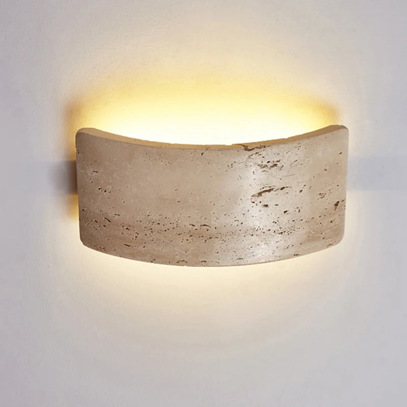 Natural Stone LED Wall Light Atmosphere Sconce For Bedroom Kitchen Stairs Aisle Minimalist Lamp