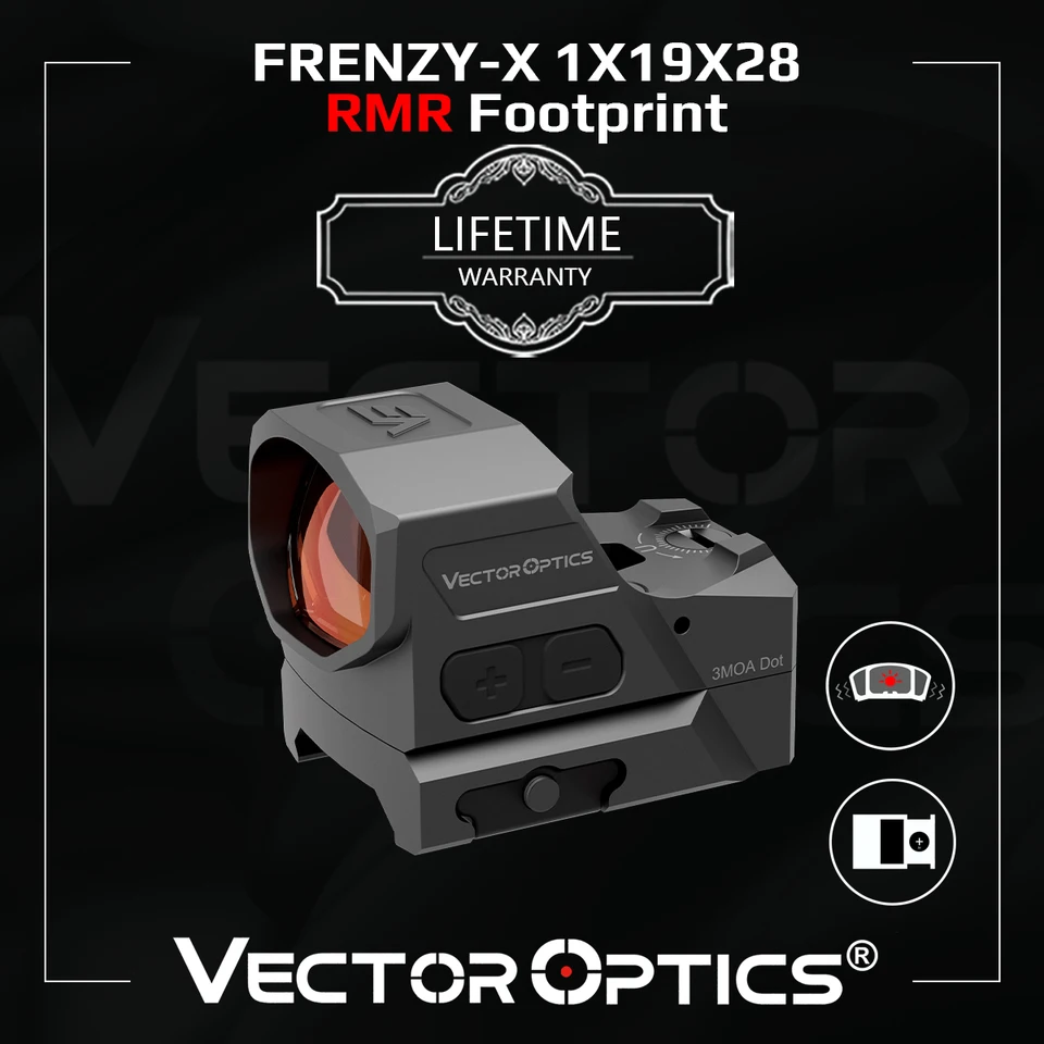 Vector Optics Frenzy-X 1x19x28 GenII Pistol Red Dot Sight Made of