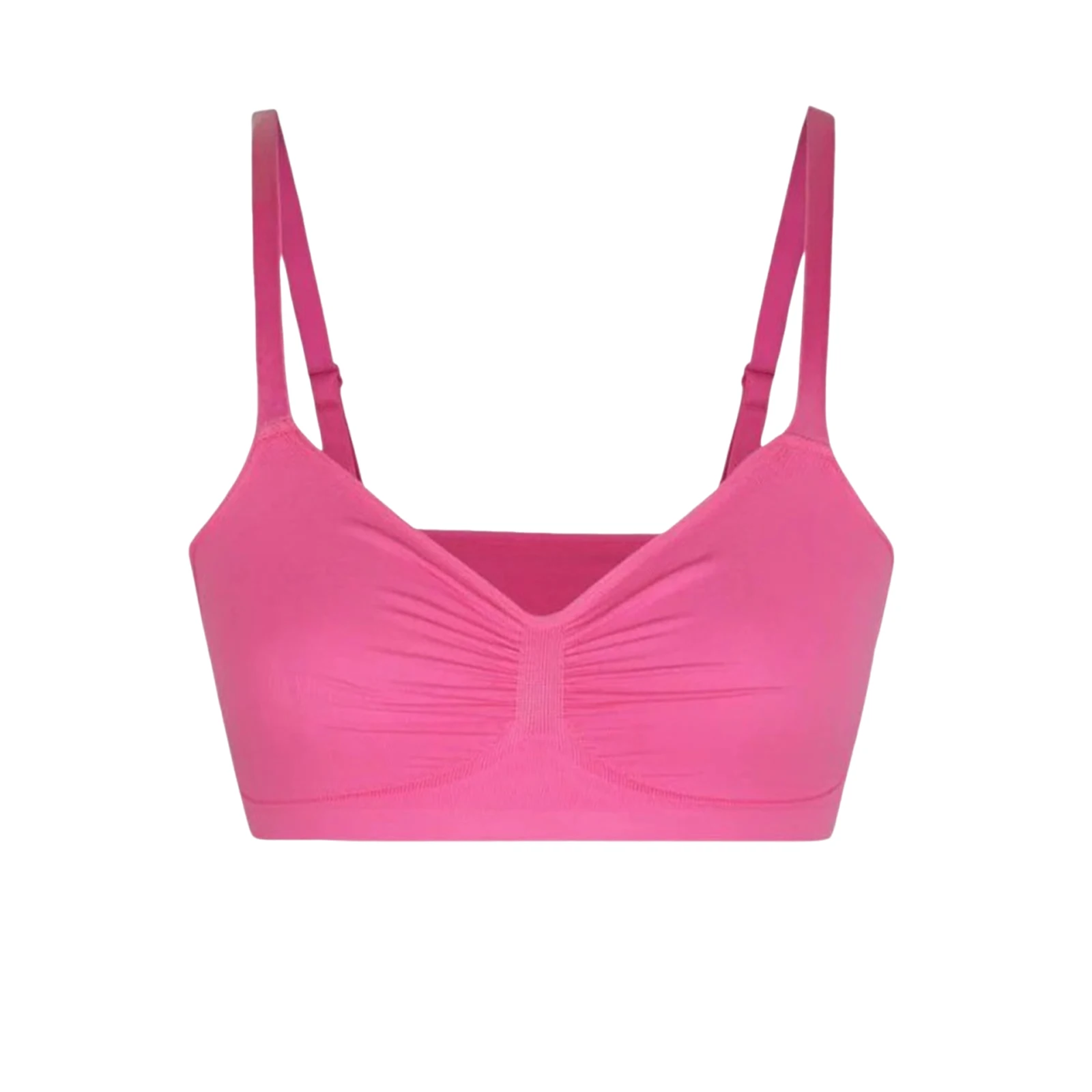 Adjustable Shoulder Straps Breasts Bra Seamless Bras Full Coverage Wireless Push Up Bra For Women Comfort Sculpting Bralettes