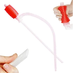 Car Motorcycle Fuel Oil Gasoline Diesel Transfer Sucker Pump Manual Siphon Suction Water Chemical Liquid Pump Car Accessories