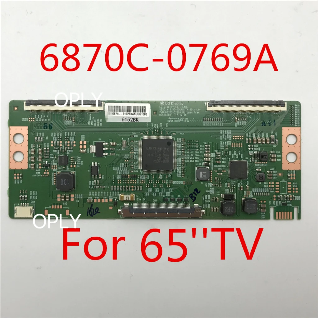 

T-Con плата для 6870C-0769A V18_43-65UHD_TM120_v1.0 T-Con плата для LG Display Equipment T Con карта оригинальная сменная плата