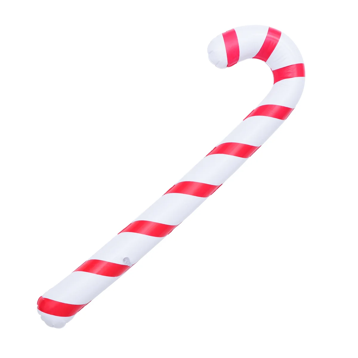 

6/2pcs Christmas Inflatable Crutches Creative Cane Balloon Outdoor Toys For Babiess for Xmas Birthday Party Supplies (Red+White)