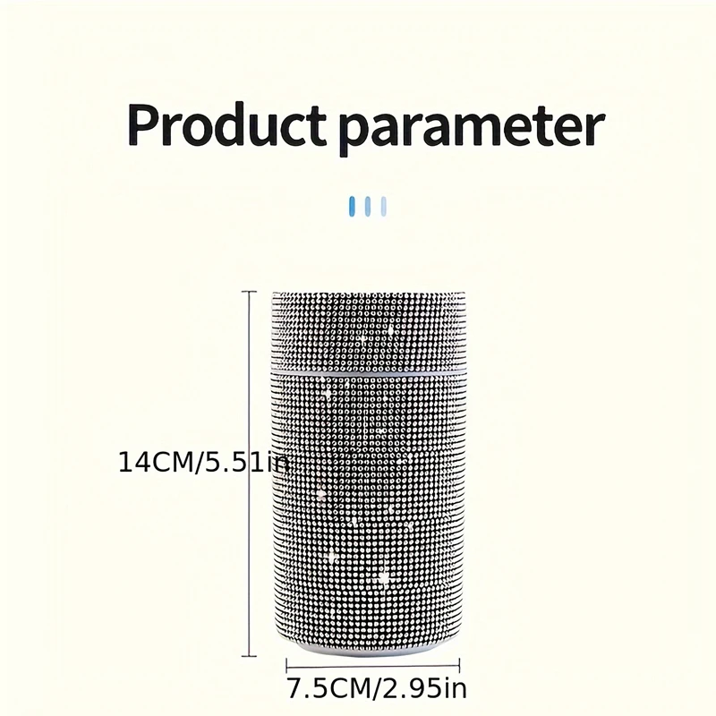 Air humidifier Car diffuser LED Light essential oil diffuser car electrical appliances mini air freshener