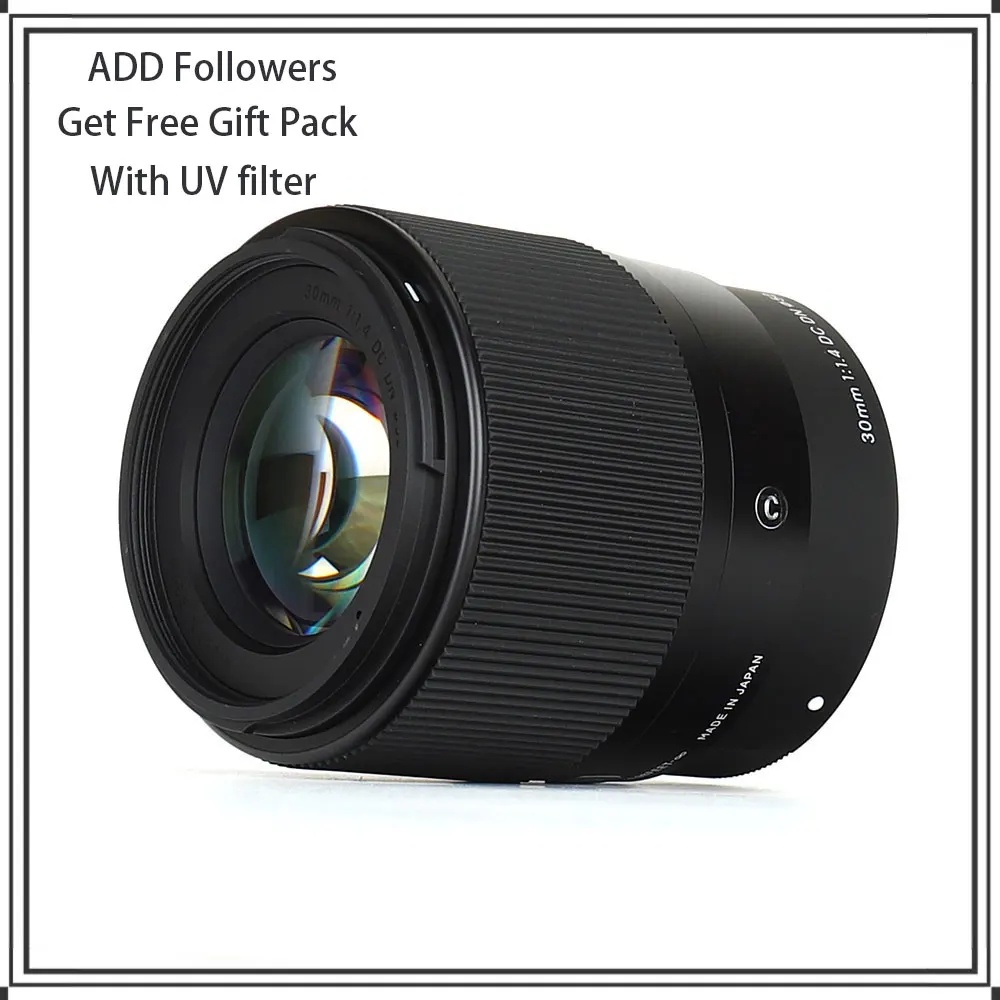 Sigma 30Mm F1.4 Obiettivo Dc Dn Contemporaneo 30Mm 1.4 Obiettivo Per Sony E Mount O Canon Ef-M Mount O Fujifilm X Mount