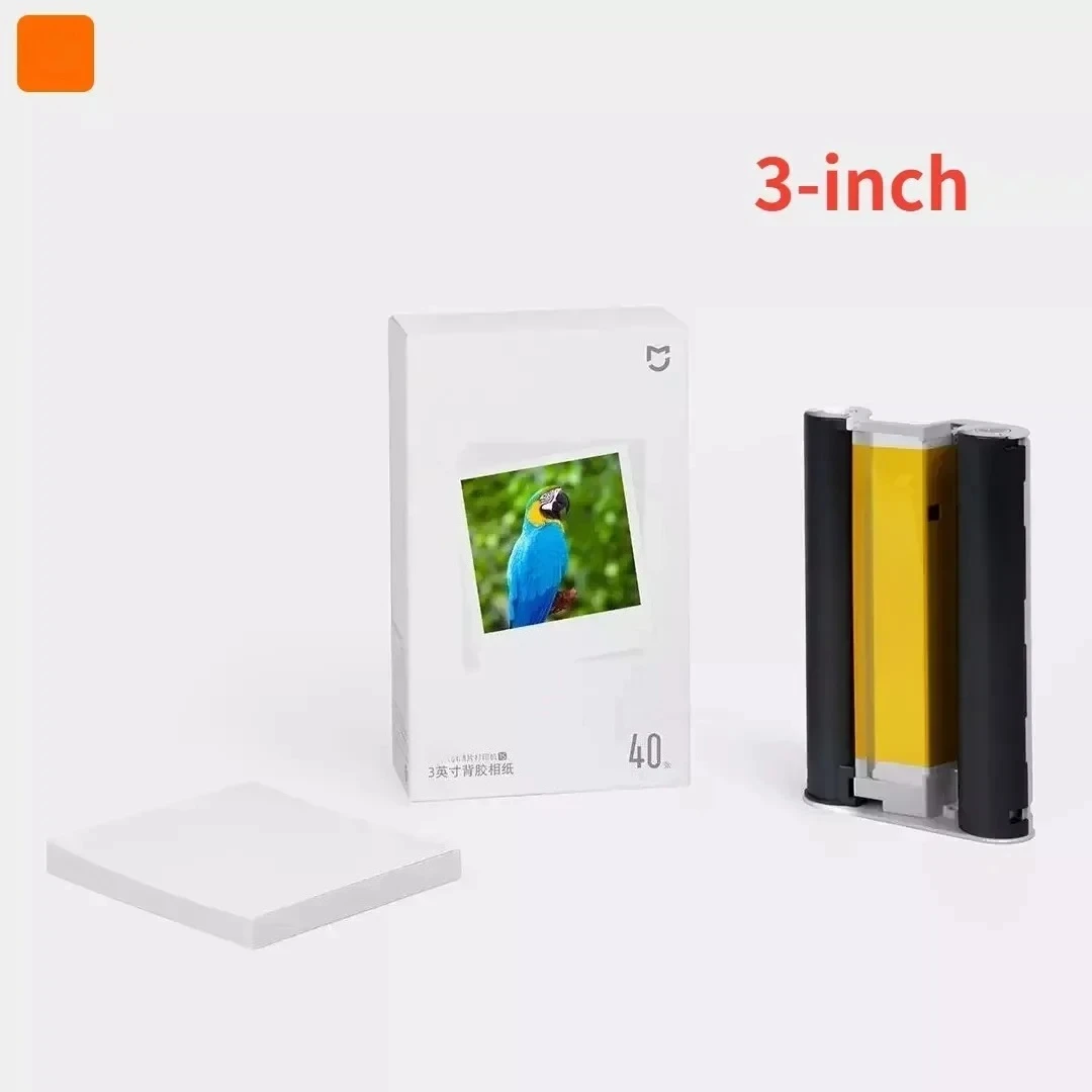 Premium 3-Inch Glossy Photo Printer Paper - High-Quality Photographic Finish