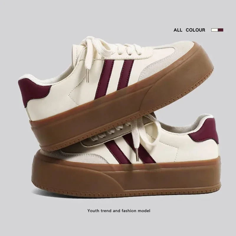 Women Casual Shoes Vulcanized Shoes Retro Sports Fashion Chunky Sneakers, women shoes,casual sneakers,women sneakers