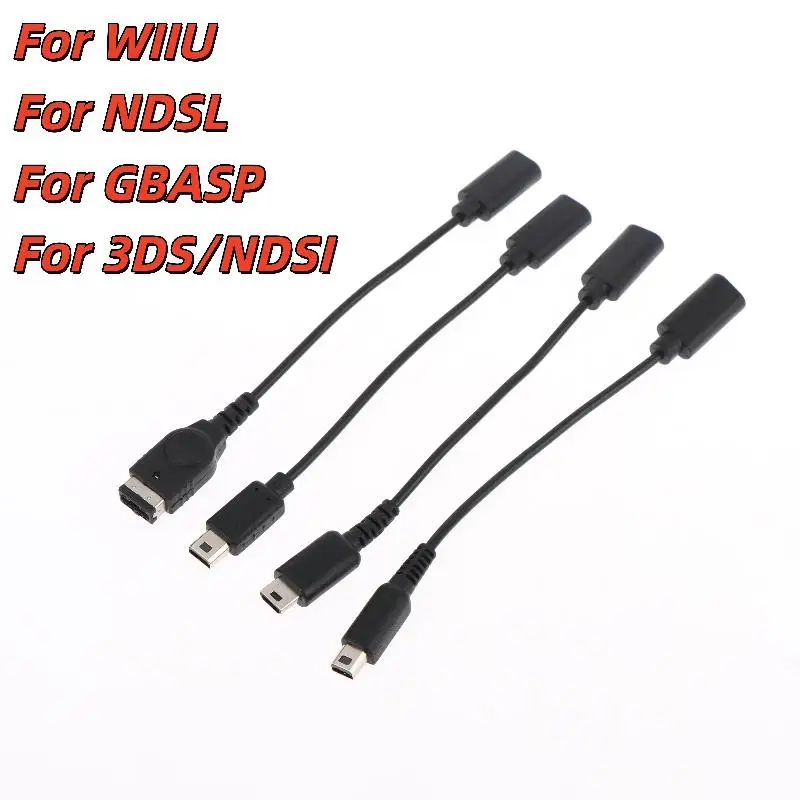 1/3개입 타입 C 게임 콘솔 변환 케이블 (NDSI, GBASP/WIIU, 3DSL, NDSL용) 전원 케이블 USB C 충전 케이블 - 약 10CM